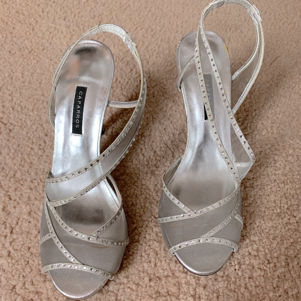 Silver heels